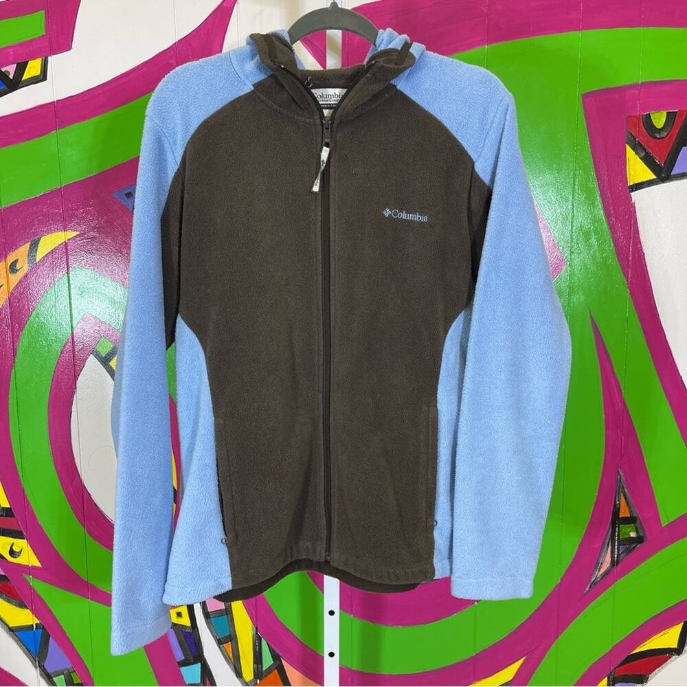 Vintage Columbia Colorblocked Fleece Jacket, Size XL. Excellent condition!